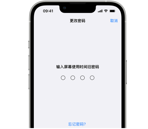 治多iPhone屏幕维修分享iPhone屏幕使用时间密码忘记了怎么办 