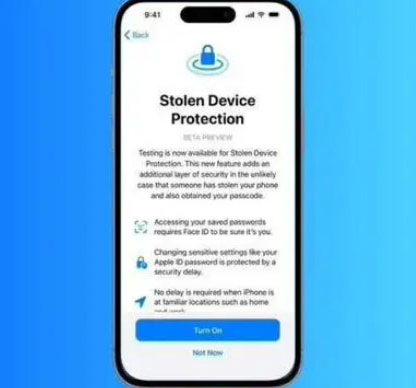 治多苹果授权维修店分享被盗设备保护功能开启方法 