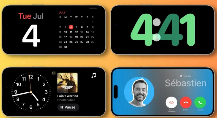 治多苹果手机维修分享iOS17横屏充电待机显示有什么好处 
