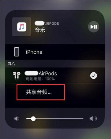 治多苹果14音频维修点分享iPhone14音频共享设置方法 