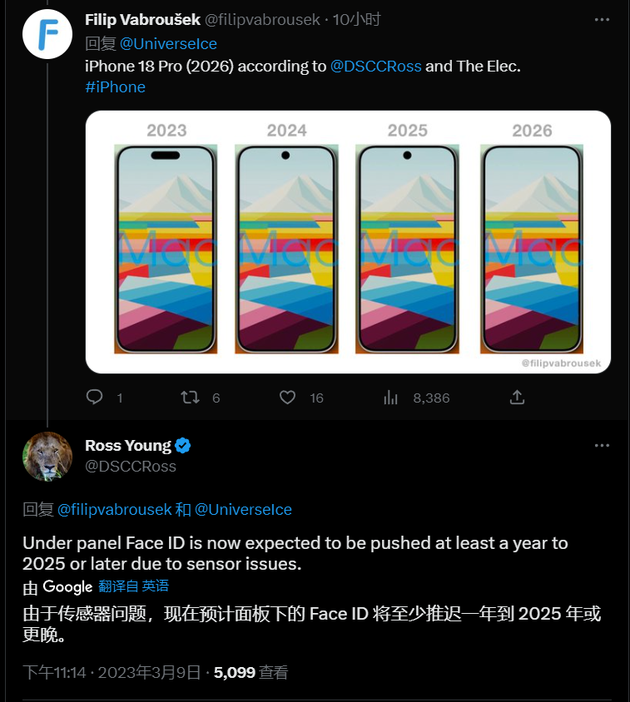 治多苹果手机维修分享:屏下Face ID有什么优势？iPhone何时会有屏下Face ID？ 