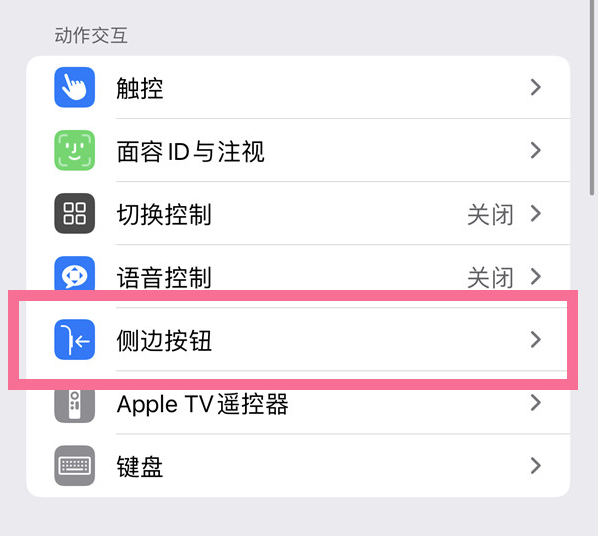 治多苹果14维修店分享iPhone14 Plus侧键双击下载功能关闭方法 